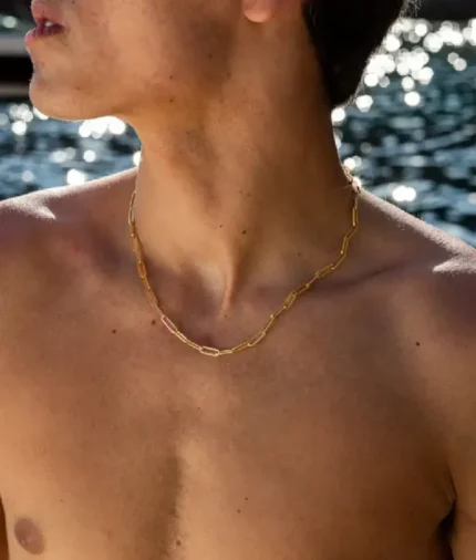 Cainte Gold Boa Chain Necklace