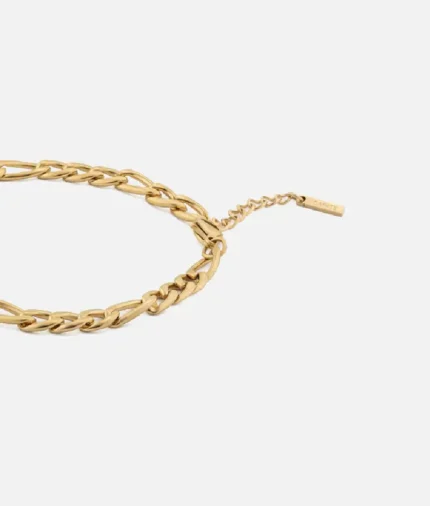 Cainte Gold Figaro Bracelet 3MM