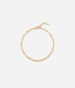 Cainte Gold Figaro Bracelet 3MM