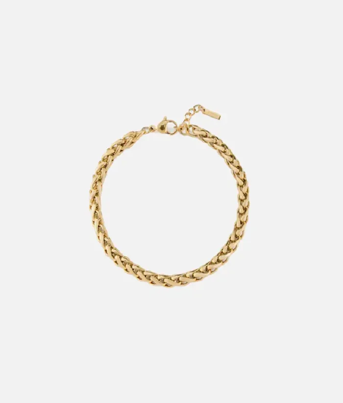 Cainte Gold Wheat Bracelet 3MM