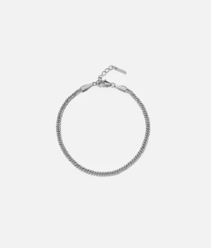 Cainte Silver Cuban Bracelet 3MM