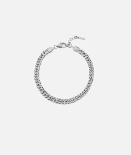 Cainte Silver Cuban Bracelet 5MM