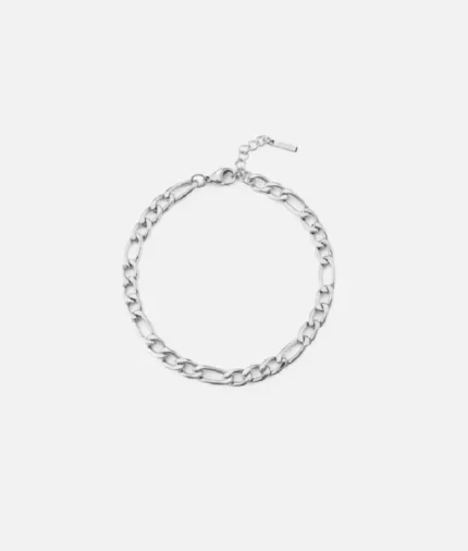 Cainte Silver Figaro Bracelet 5MM