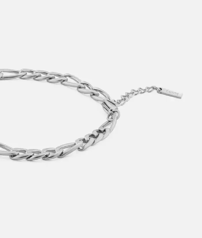 Cainte Silver Figaro Bracelet 5MM