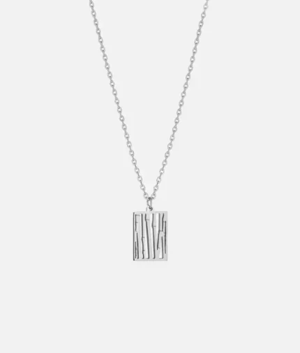 Cainte Silver Le Bambou Necklace