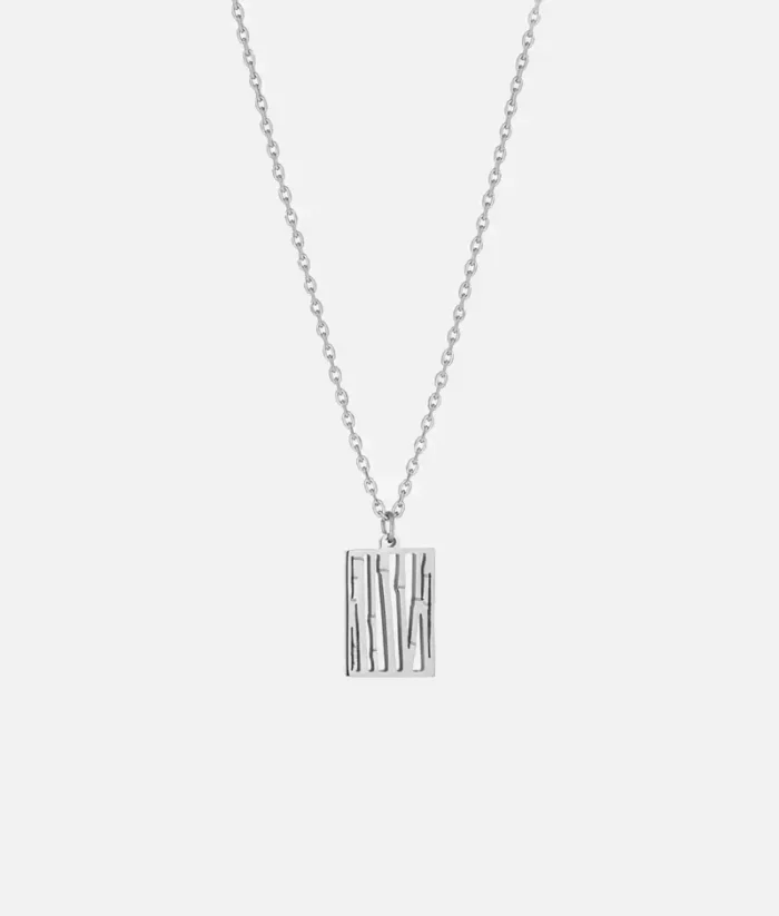 Cainte Silver Le Bambou Necklace