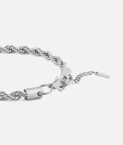 Cainte Silver Rope Bracelet 5MM