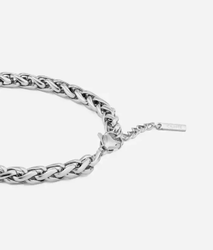 Cainte Silver Wheat Bracelet 5MM