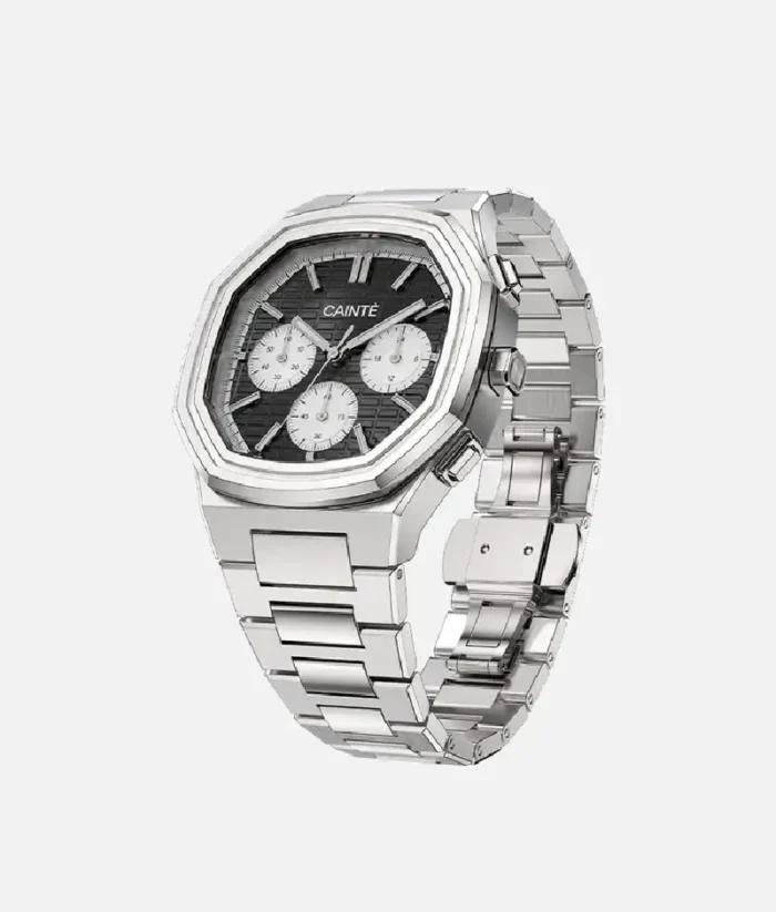 Cainte Claude Chrono Watch Black/White