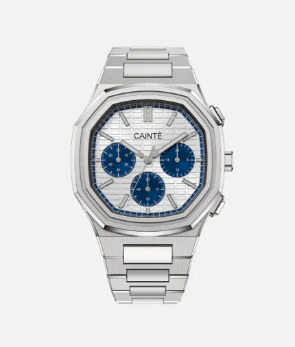 Cainte Claude Chrono Watch White/Blue